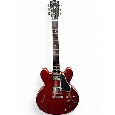 Used Gibson ES 335 Satin Heritage Cherry Hollow Body Electric Guitar