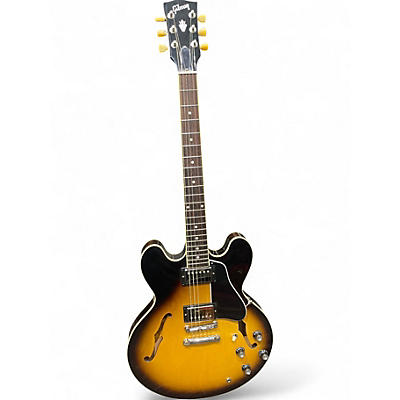Used Gibson ES 335 Tobacco Burst Hollow Body Electric Guitar