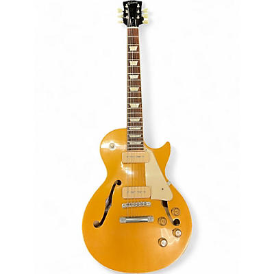 Used Gibson ES Les Paul Gold Top Hollow Body Electric Guitar
