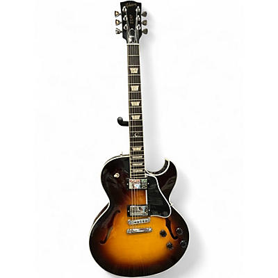 Used Gibson ES137 2 Tone Sunburst Hollow Body Electric Guitar