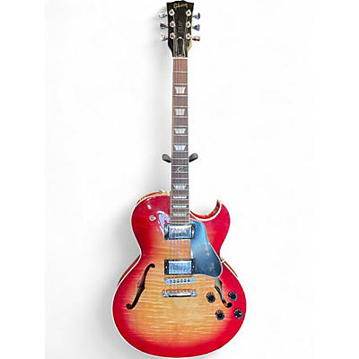 Used Gibson ES137 Classic Cherry Sunburst Hollow Body Electric Guitar