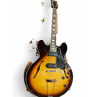 Used Gibson ES330 3 Color Sunburst Hollow Body Electric Guitar