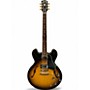 Used Gibson ES335 2 Tone Sunburst Hollow Body Electric Guitar 2 Tone Sunburst