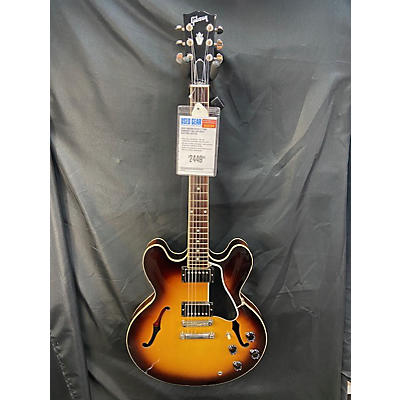 Gibson Used Gibson ES335 3 Tone Sunburst Hollow Body Electric Guitar