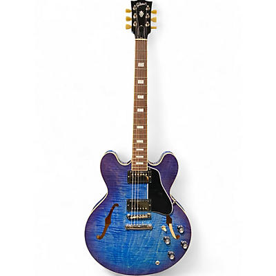 Used Gibson ES335 BLUEBERRY BURST Hollow Body Electric Guitar