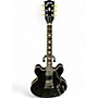 Used Gibson ES335 Black Hollow Body Electric Guitar Black