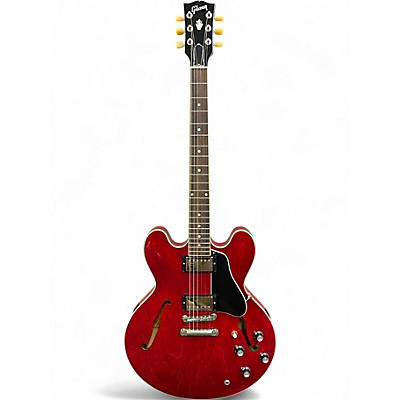 Used Gibson ES335 Cherry Hollow Body Electric Guitar