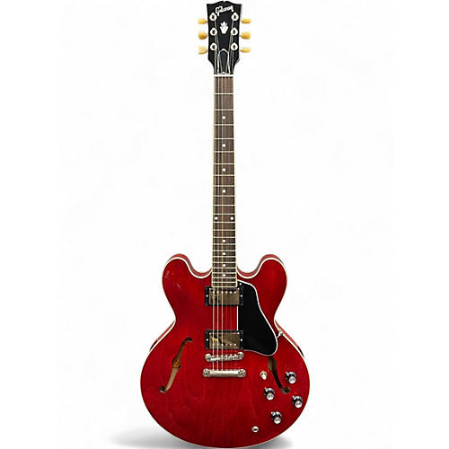 Used Gibson ES335 Cherry Hollow Body Electric Guitar Cherry