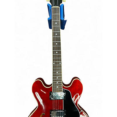 Used Gibson ES335 Cherry Hollow Body Electric Guitar