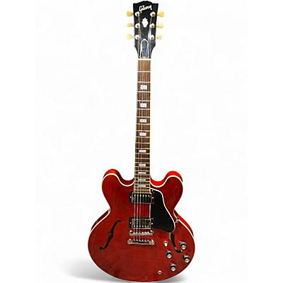 Used Gibson ES335 Cherry Hollow Body Electric Guitar