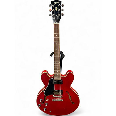 Used Gibson ES335 Cherry Hollow Body Electric Guitar