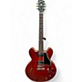 Used Gibson ES335 Custom Cherry Satin Hollow Body Electric Guitar Cherry Satin