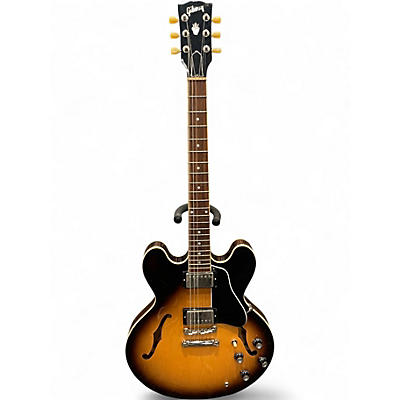 Used Gibson ES335 DOT Vintage Sunburst Hollow Body Electric Guitar