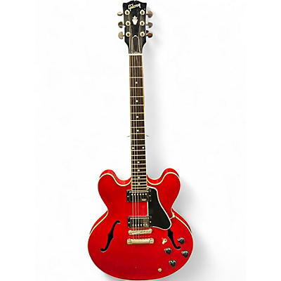 Used Gibson ES335 Dot Red Hollow Body Electric Guitar