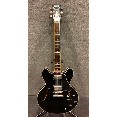 Gibson Used Gibson ES335 Dot Reissue Black Hollow Body Electric Guitar