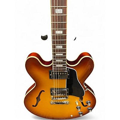 Used Gibson ES335 Figured 2 Color Sunburst Hollow Body Electric Guitar