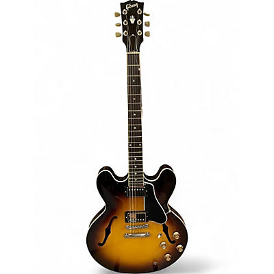 Used Gibson ES335 Figured 3 Color Sunburst Hollow Body Electric Guitar