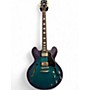 Used Gibson ES335 Figured BLUE BERRY BURST Hollow Body Electric Guitar BLUE BERRY BURST