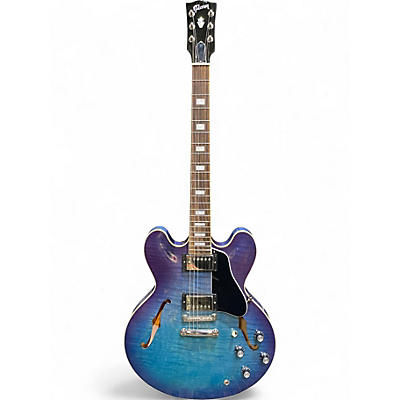 Used Gibson ES335 Figured BLUEBERRY BURST Hollow Body Electric Guitar