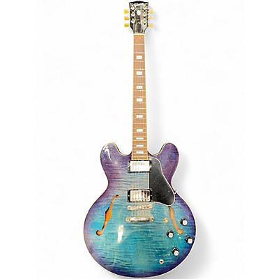 Used Gibson ES335 Figured BLUEBERRY BURST Hollow Body Electric Guitar