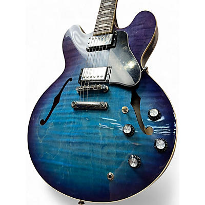 Used Gibson ES335 Figured Blue Burst Hollow Body Electric Guitar