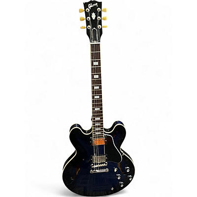 Used Gibson ES335 Figured Deep Ocean Hollow Body Electric Guitar