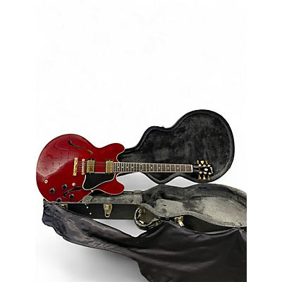 Used Gibson ES335 Figured Gold Hardware Heritage Cherry Hollow Body Electric Guitar