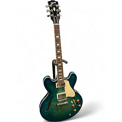 Used Gibson ES335 Figured Ocean Turquoise Hollow Body Electric Guitar