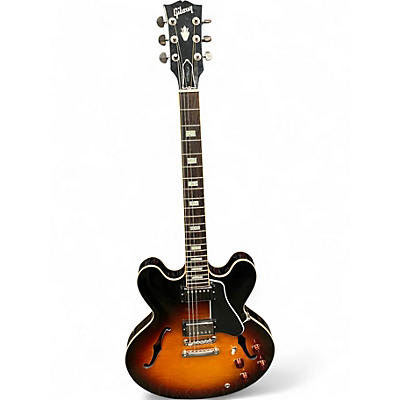 Used Gibson ES335 Figured Triburst Hollow Body Electric Guitar