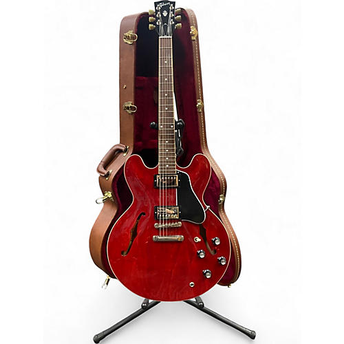 Used Gibson ES335 Heritage Cherry Hollow Body Electric Guitar Heritage Cherry