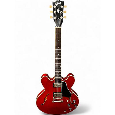 Used Gibson ES335 Heritage Cherry Hollow Body Electric Guitar