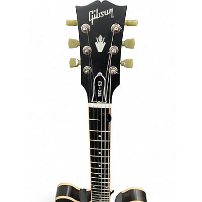 Used Gibson ES335 Left Handed Satin Black Hollow Body Electric Guitar