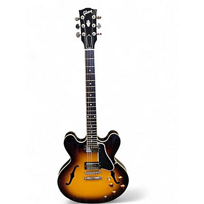 Used Gibson ES335 MEMPHIS 3 COLOR BURST Hollow Body Electric Guitar