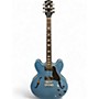 Used Gibson ES335 Memphis Blue Hollow Body Electric Guitar Blue