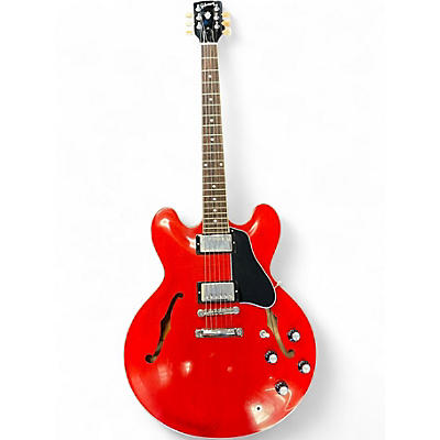 Used Gibson ES335 RED Hollow Body Electric Guitar