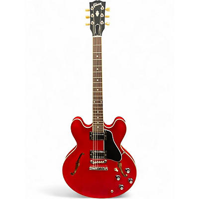 Used Gibson ES335 SATIN CHERRY Hollow Body Electric Guitar