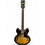 Used Gibson ES335 Satin 3 Color Sunburst Hollow Body Electric Guitar 3 Color Sunburst