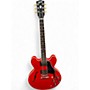 Used Gibson ES335 Satin RED Hollow Body Electric Guitar RED