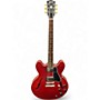 Used Gibson ES335 Satin RED Hollow Body Electric Guitar RED