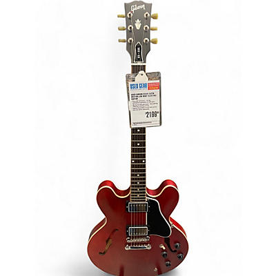 Gibson Used Gibson ES335 Satin Red Hollow Body Electric Guitar