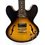 Used Gibson ES335 Satin Tobacco Sunburst Hollow Body Electric Guitar Tobacco Sunburst