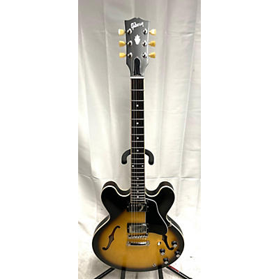 Gibson Used Gibson ES335 Satin Vintage Sunburst Hollow Body Electric Guitar