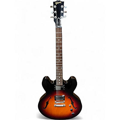 Used Gibson ES335 Studio 2 Color Sunburst Solid Body Electric Guitar