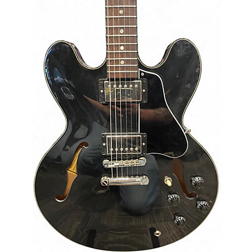 Used Gibson ES335 Studio Black Solid Body Electric Guitar Black