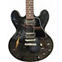 Used Gibson ES335 Studio Black Solid Body Electric Guitar Black