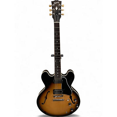 Used Gibson ES335 Vintage Sunburst Hollow Body Electric Guitar