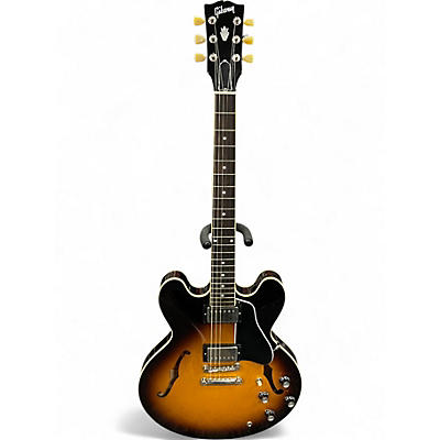 Used Gibson ES335 sunburst Hollow Body Electric Guitar