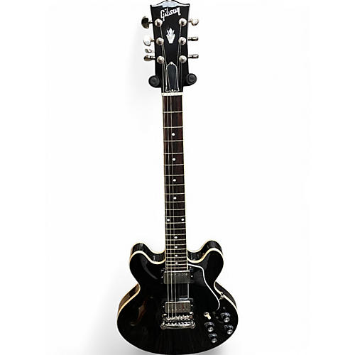 Used Gibson ES339 Ebony Hollow Body Electric Guitar Ebony