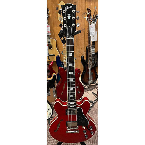 Gibson Used Gibson ES339 FIGURED TRANS CHERRY Solid Body Electric Guitar TRANS CHERRY