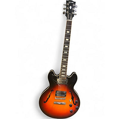 Used Gibson ES339 Memphis 3 Tone Sunburst Hollow Body Electric Guitar